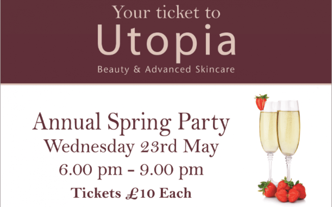 Your invite to our annual Utopia Spring Party!
